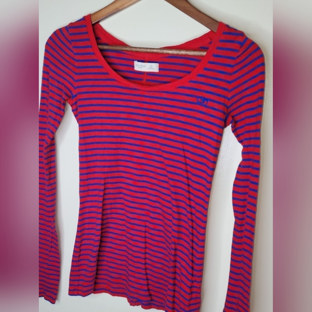 Lot 3 XS Long Sleeve Blouses Abercrombie & Gilly Hicks - Picture 5 of 11
